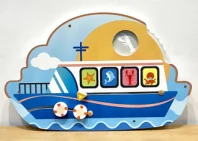Nautical Voyage Wall Activity Panel - Interactive Sensory Play Equipment for Warsaw Kindergarten - Playground equipment by HonPlay