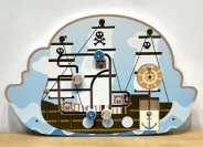 pirate ship wall activity panel interactive by HonPlay - full product view
