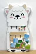Alpaca Wall-Mounted Sensory Panel - Interactive Educational Play Equipment for Warsaw Kindergarten - Playground equipment by HonPlay