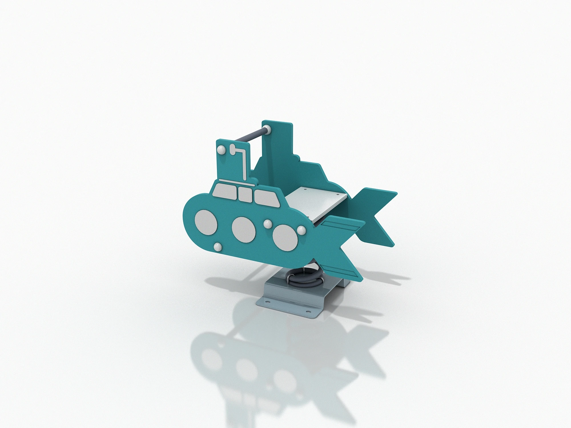 Submarine Spring Rider - Nautical Theme Playground Equipment for Singapore Coastal Parks - Playground equipment by HonPlay