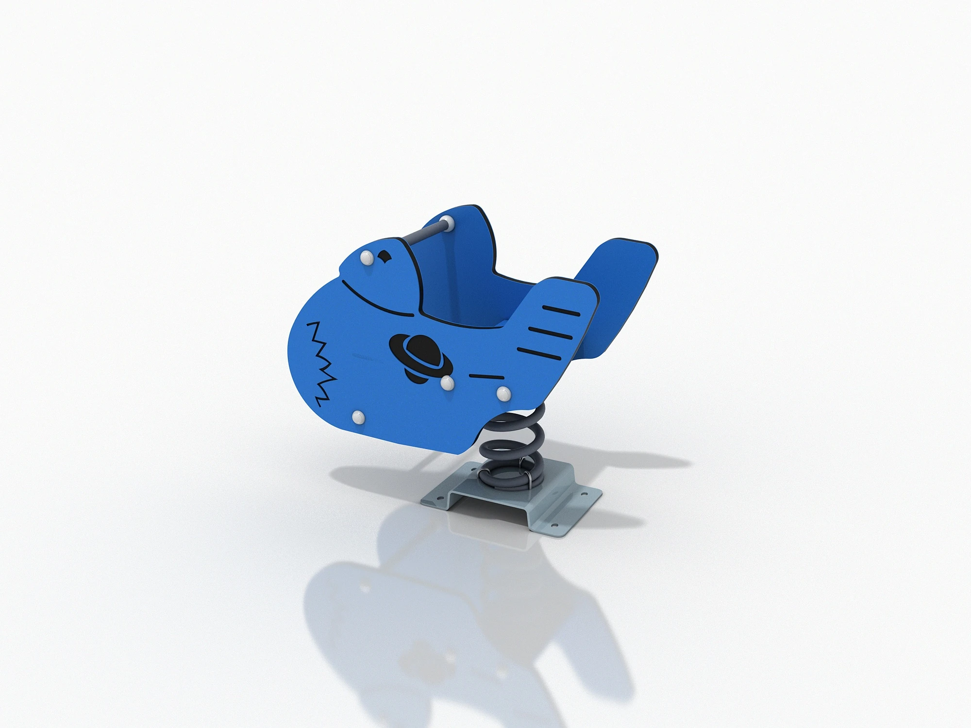 Galactic Spaceship Spring Rider - Themed Outdoor Playground Equipment for Singapore Urban Parks - Playground equipment by HonPlay