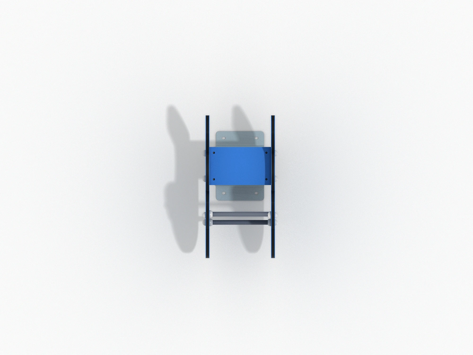 galactic spaceship spring rider themed outdoor playground eq by HonPlay - material and finish details