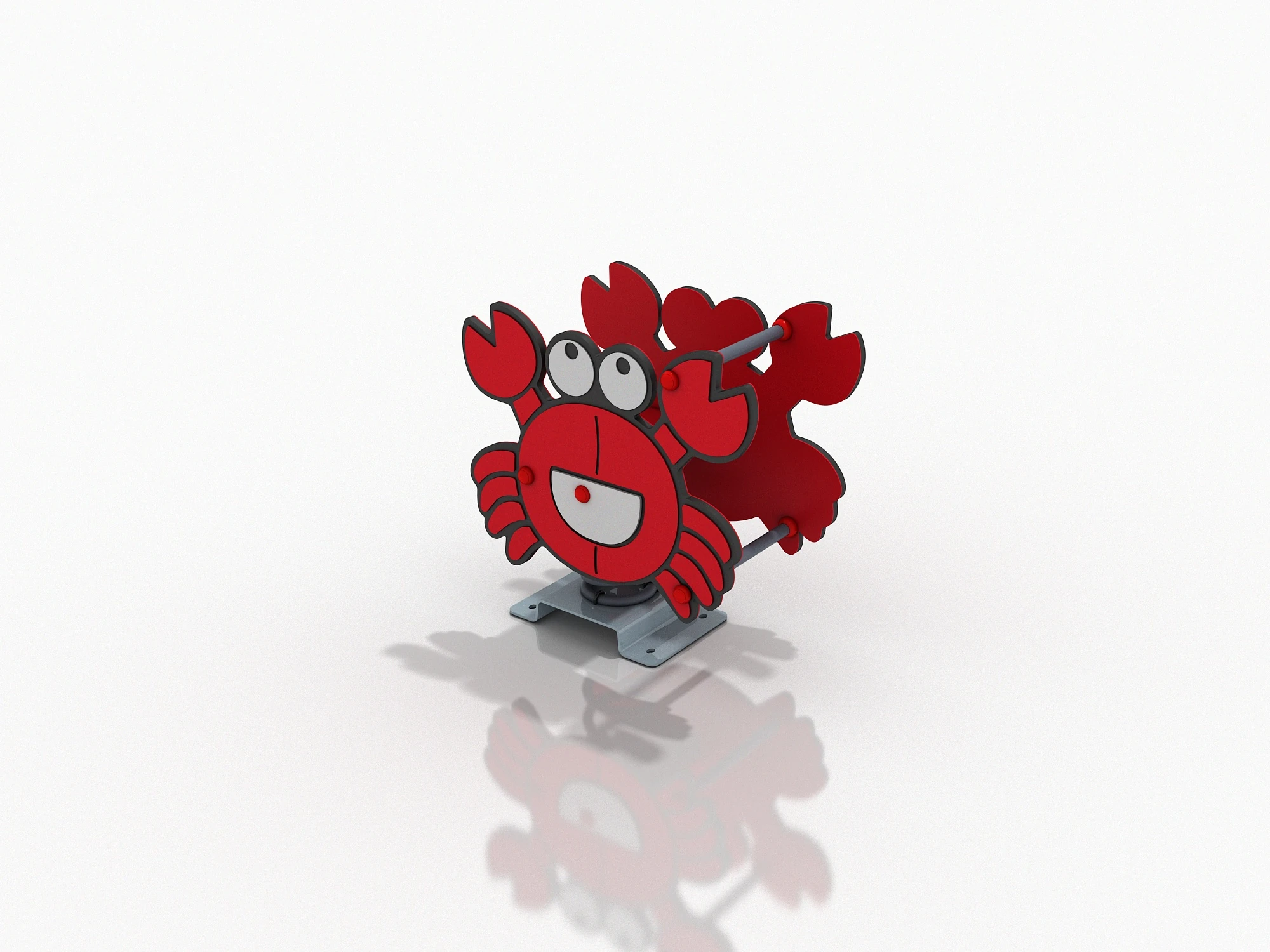 crab spring rider durable outdoor playground equipment singa by HonPlay - safety certification and compliance