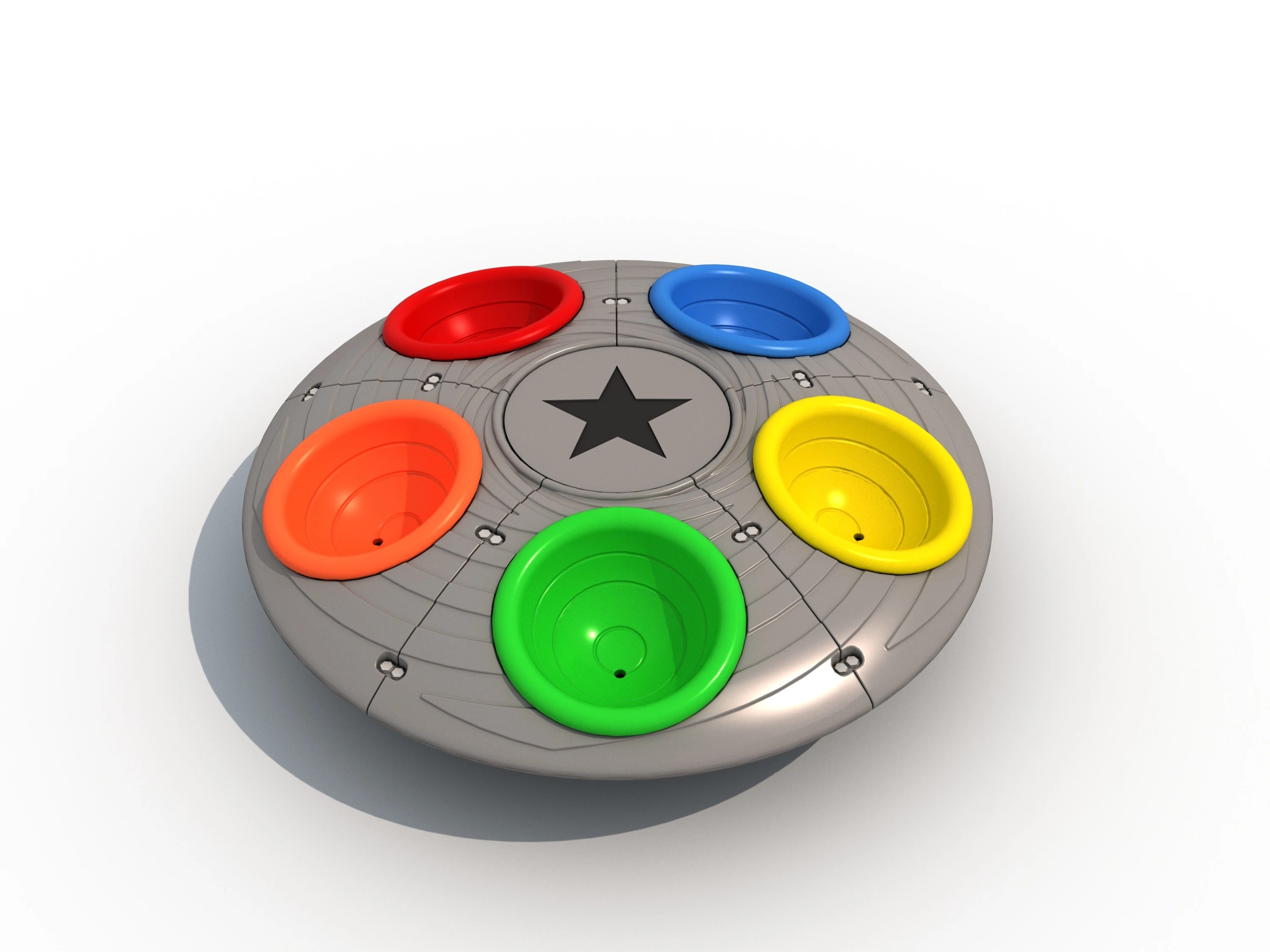 tri seat interactive spinner dynamic rotating by HonPlay - additional product views