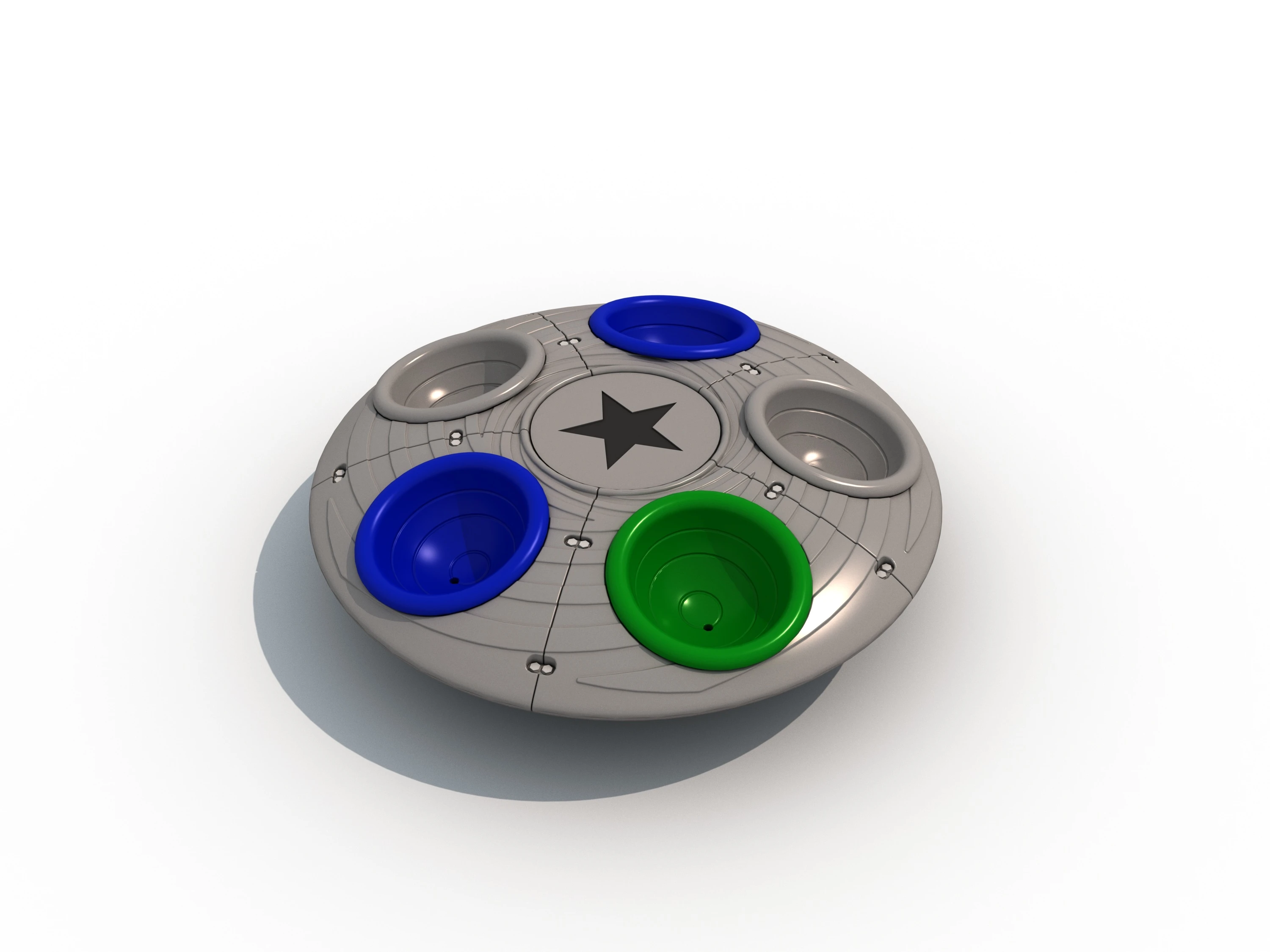 tri seat interactive spinner dynamic rotating by HonPlay - additional product views