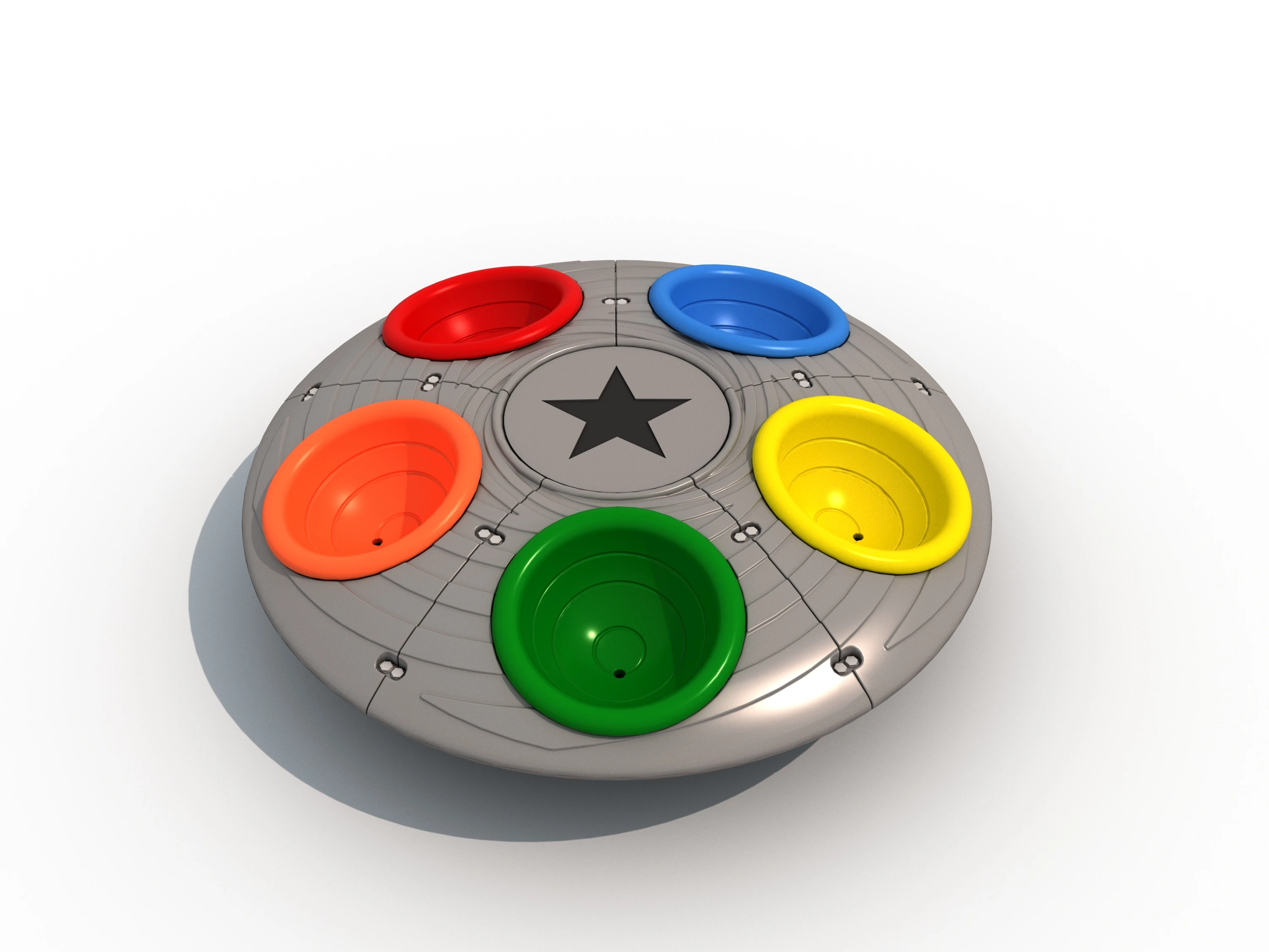 tri seat interactive spinner dynamic rotating by HonPlay - additional product views