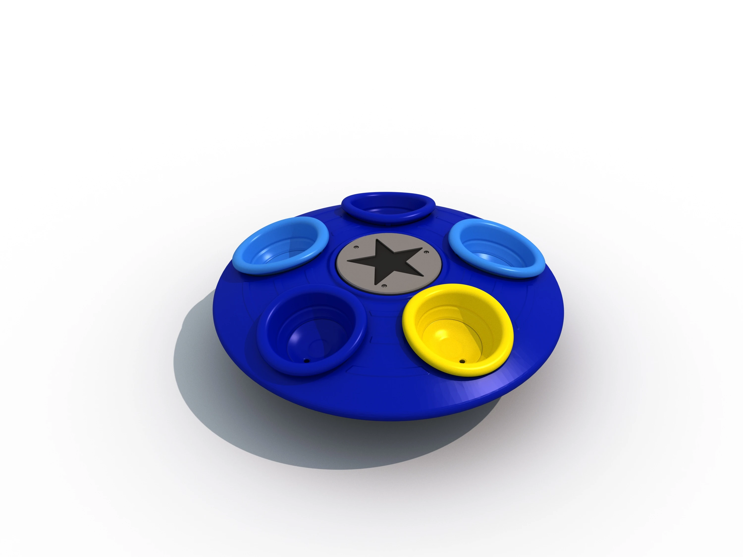 tri seat interactive spinner dynamic rotating by HonPlay - additional product views