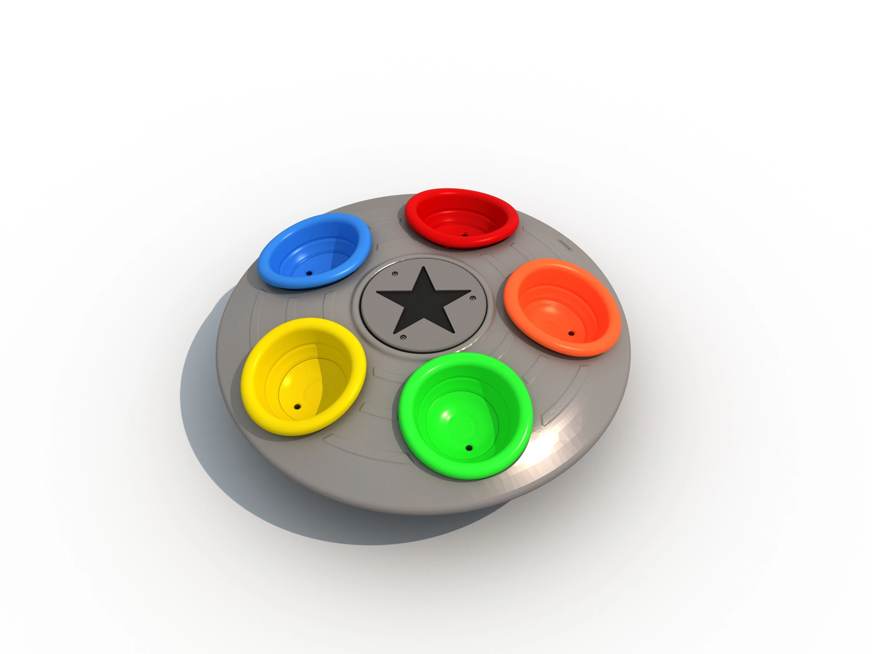 tri seat interactive spinner dynamic rotating by HonPlay - additional product views
