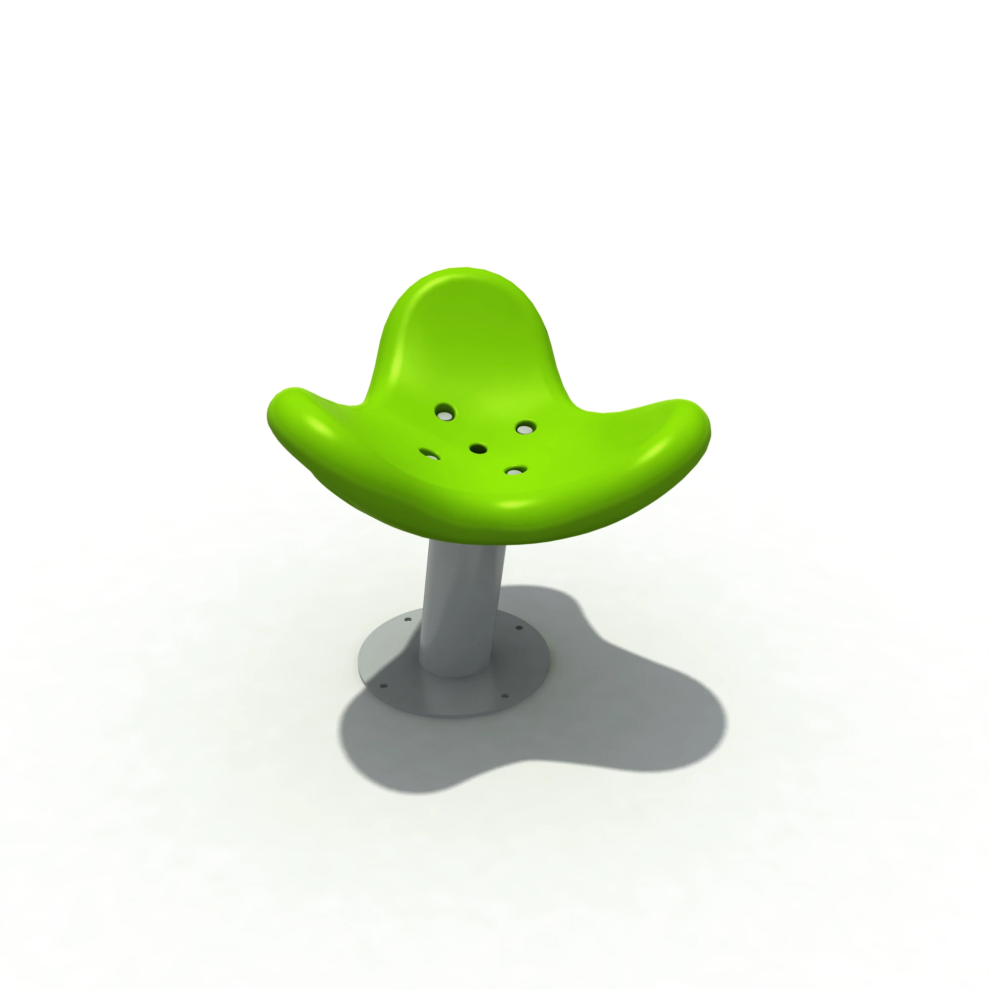 Clover Leaf Solo Spinner - Dynamic Freestanding Play Equipment for Singapore Urban Parks - Playground equipment by HonPlay