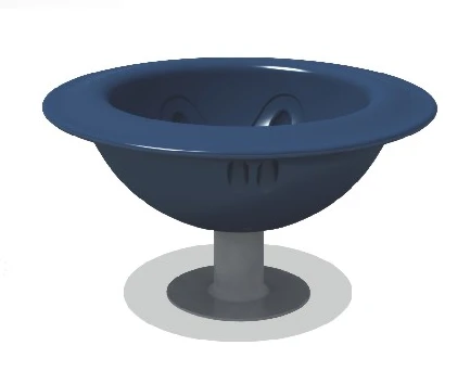 spinning bowl playground equipment dynamic rotating play by HonPlay - installation and use case