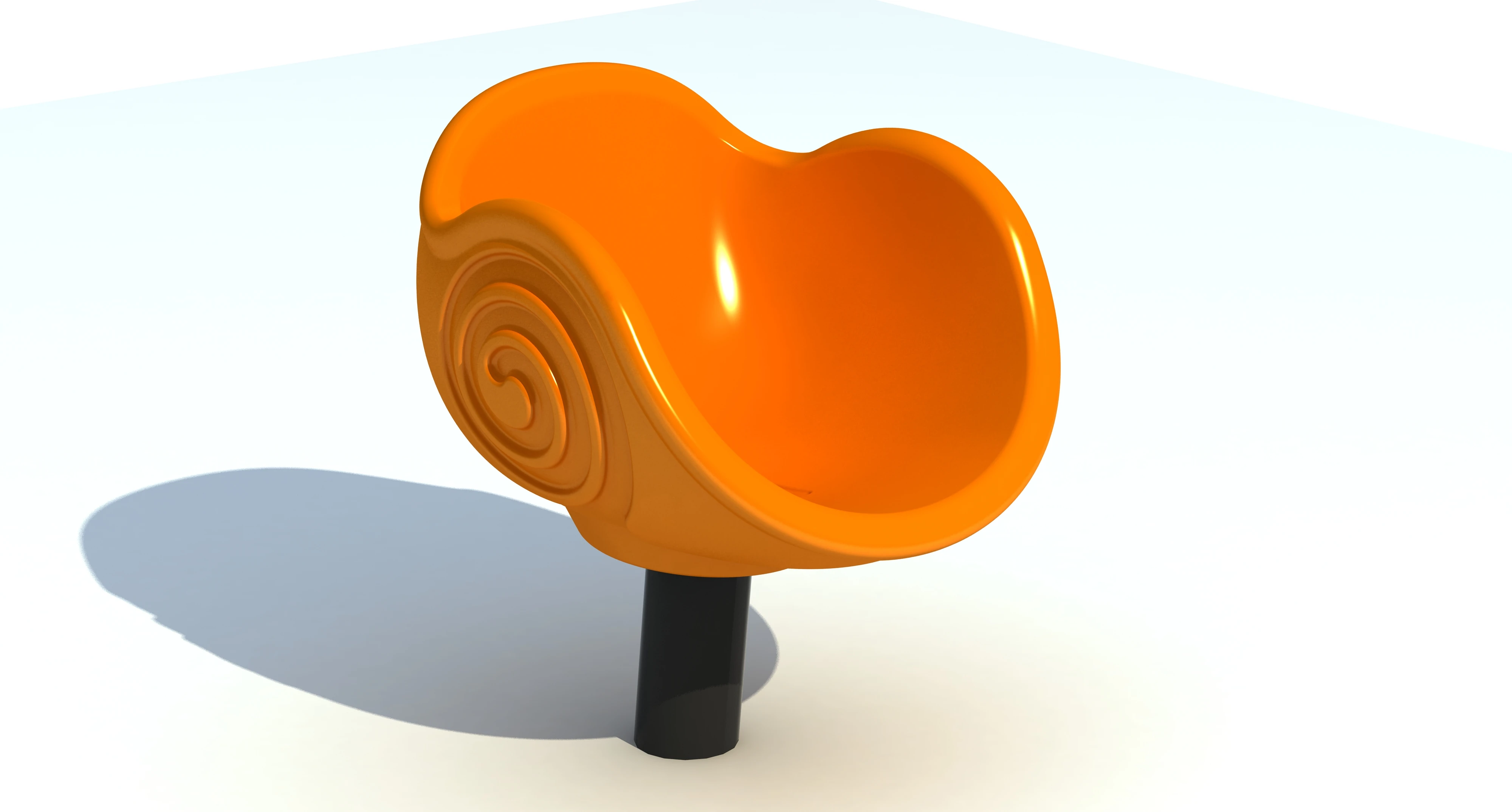 snail shell spinner bowl freestanding rotating by HonPlay - additional product views