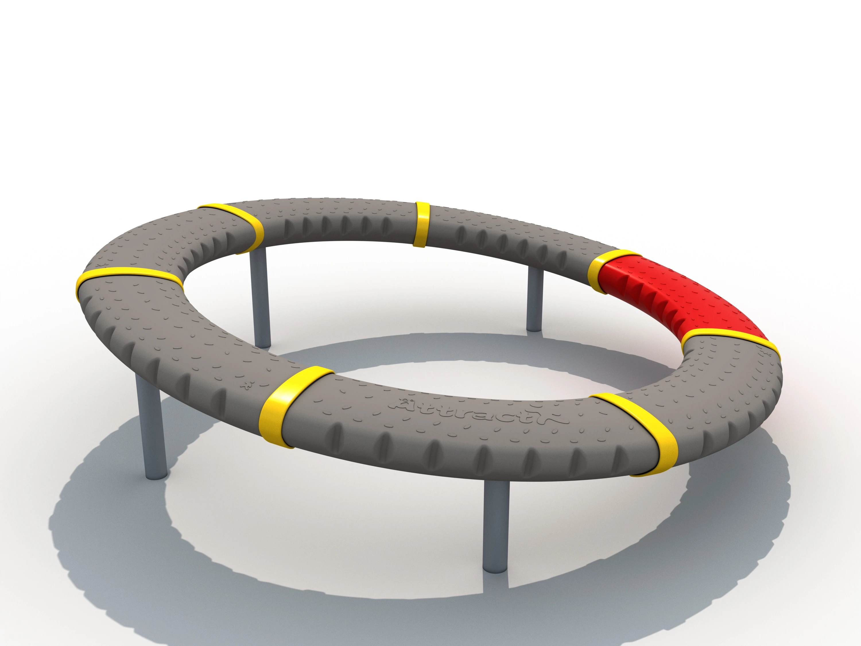 circular balance ring dynamic rotating playground equipment by HonPlay - safety certification and compliance