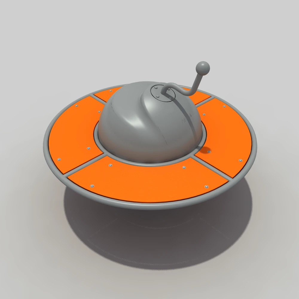 ufo spinner merry go round commercial by HonPlay - installation and use case