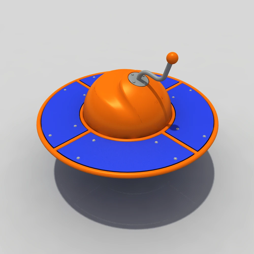 ufo spinner merry go round commercial by HonPlay - material and finish details