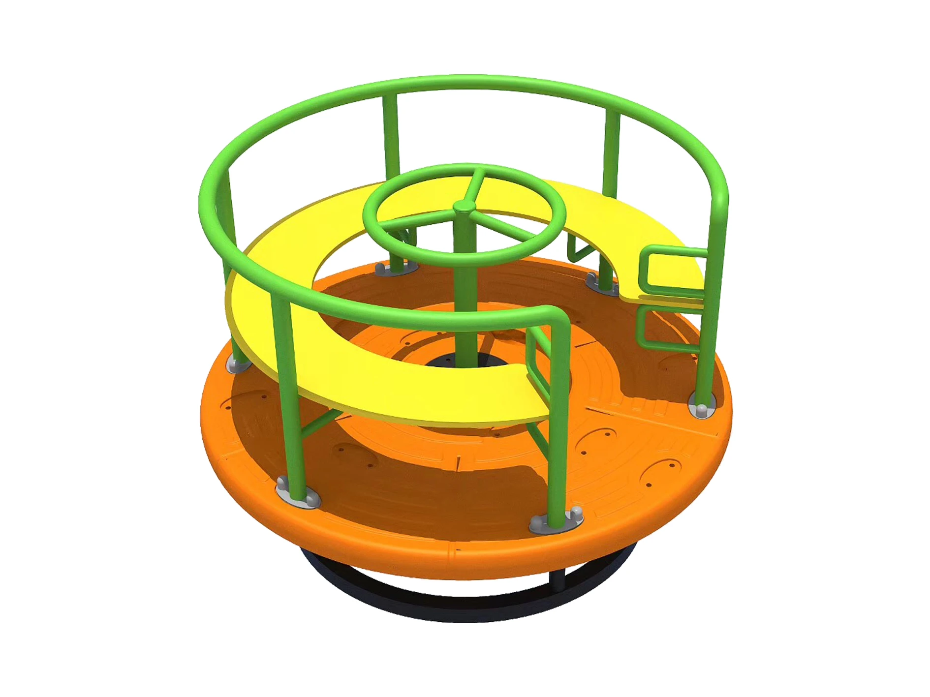 inclusive merry go round commercial playground by HonPlay - additional product views