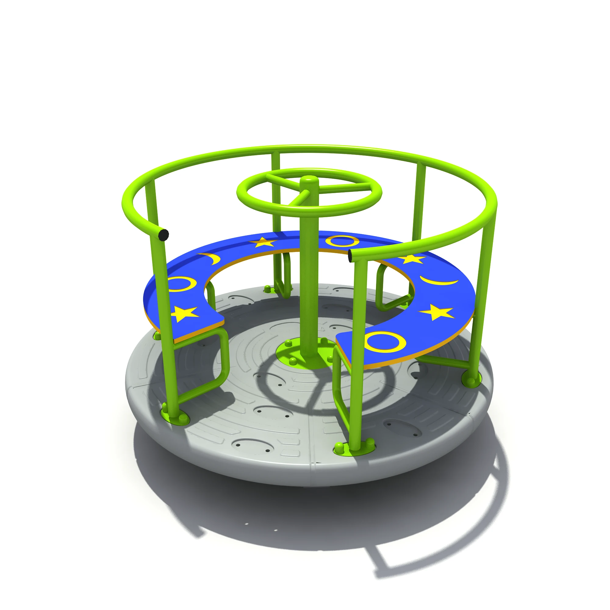 inclusive merry go round commercial playground by HonPlay - additional product views