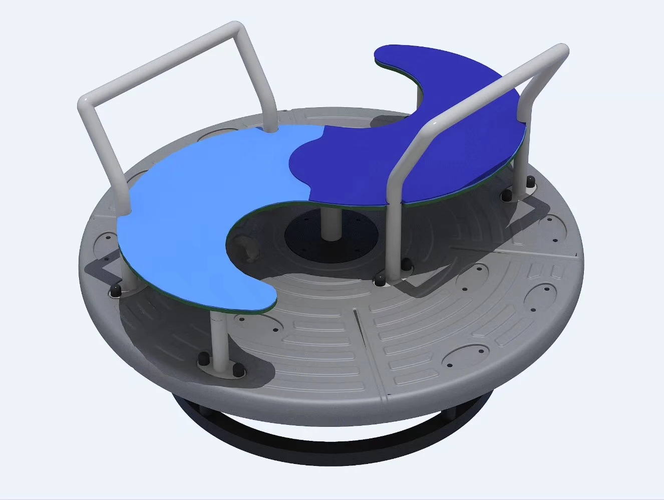 inclusive merry go round commercial playground by HonPlay - additional product views