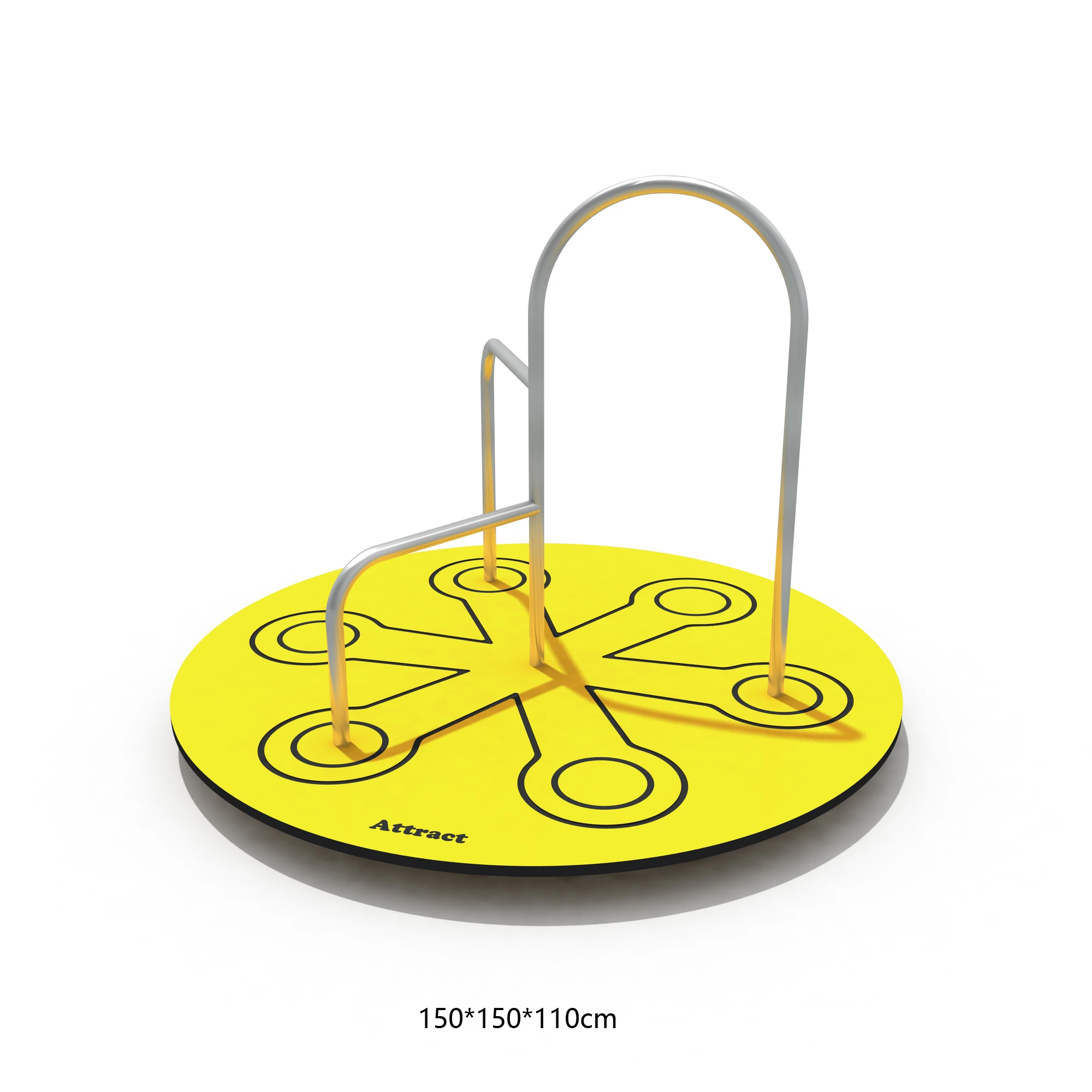 inclusive merry go round commercial playground by HonPlay - additional product views