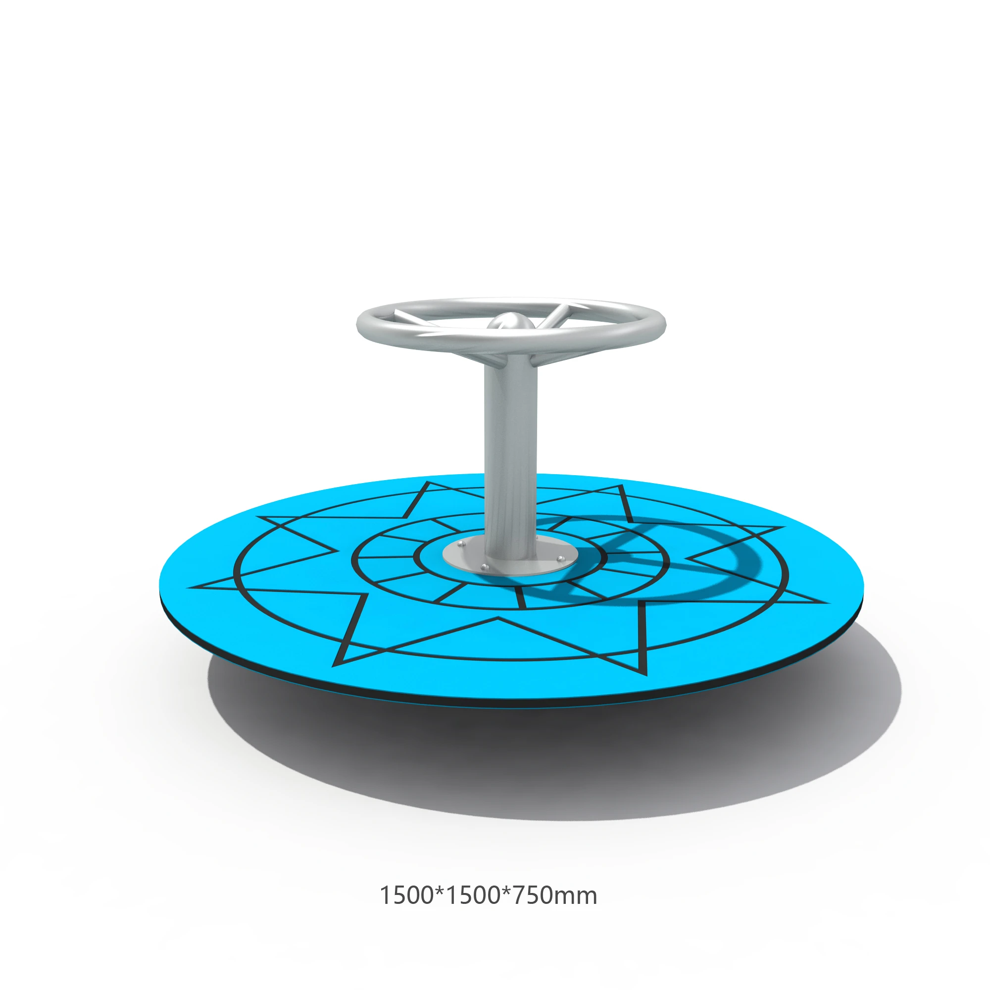 inclusive merry go round commercial playground by HonPlay - additional product views