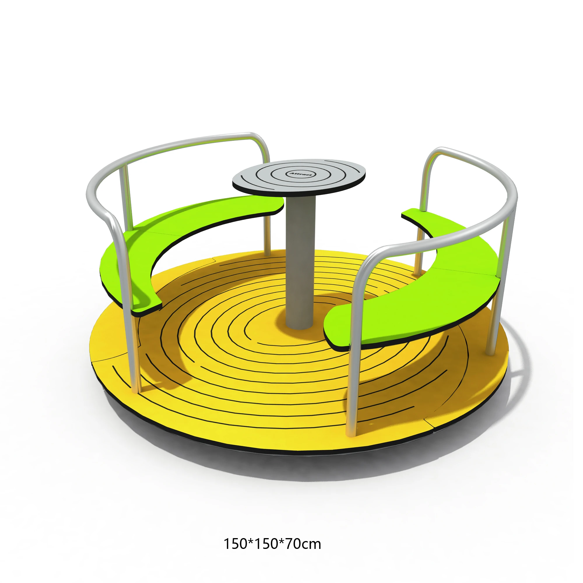 inclusive merry go round commercial playground by HonPlay - additional product views