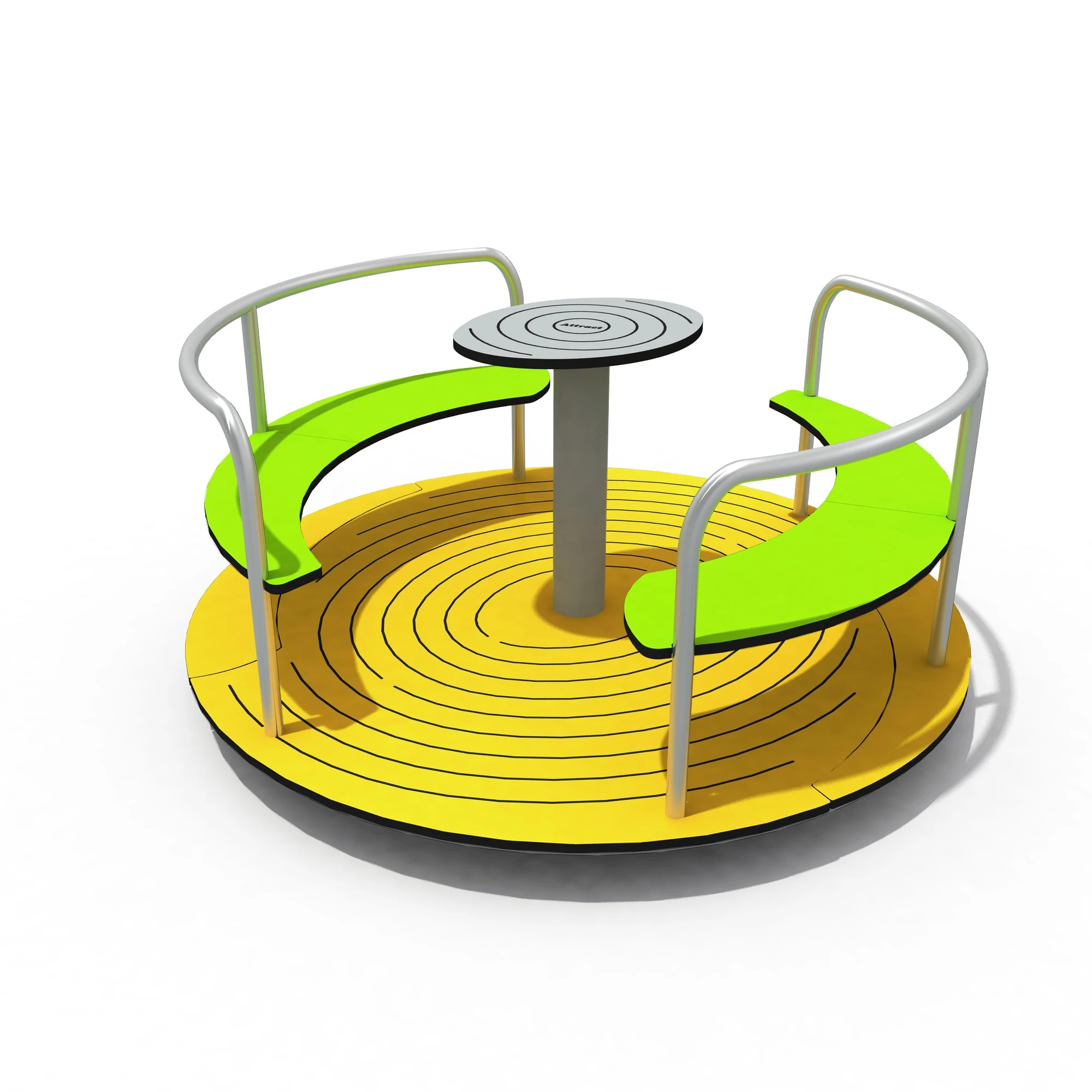 inclusive merry go round commercial playground by HonPlay - additional product views