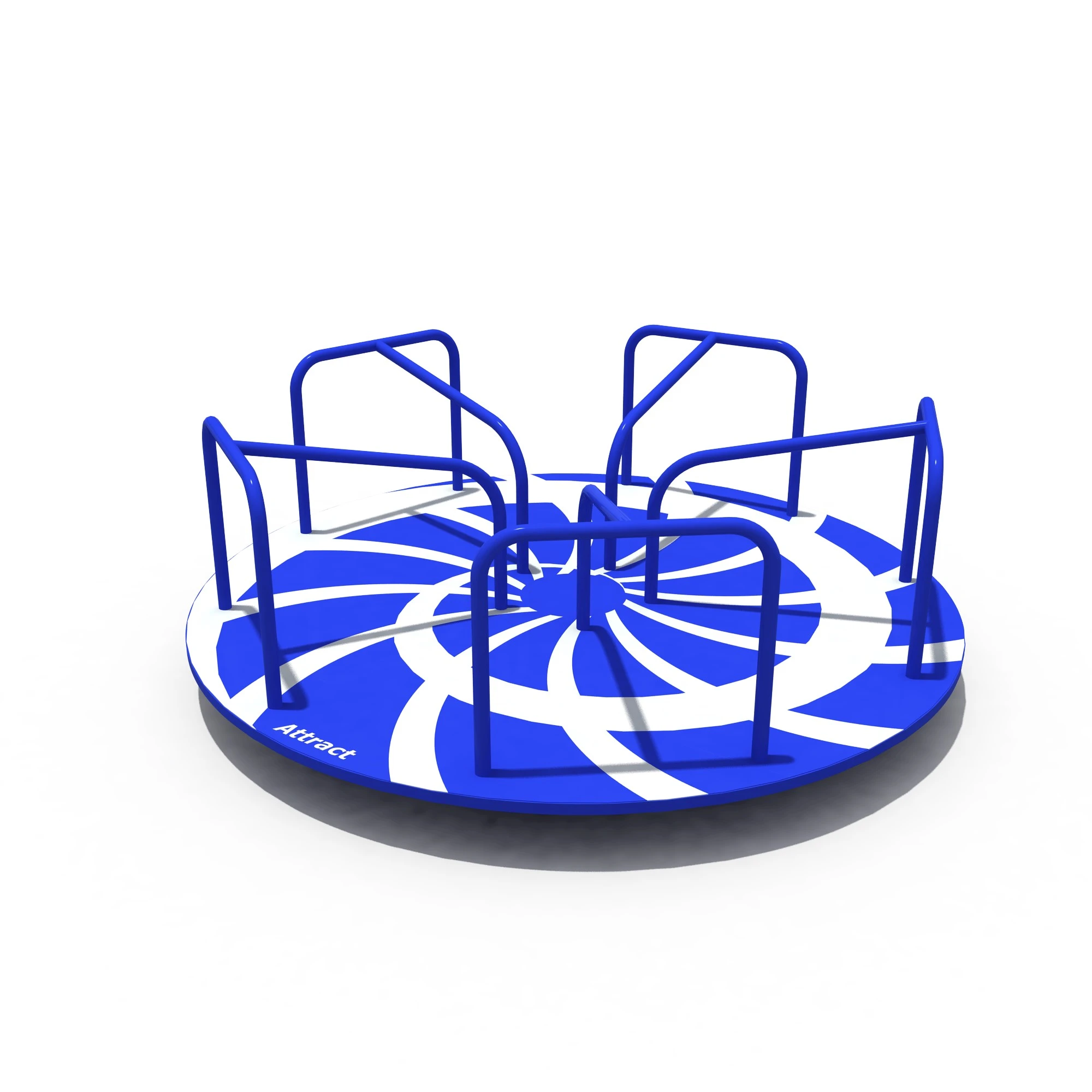 inclusive merry go round commercial playground by HonPlay - material and finish details
