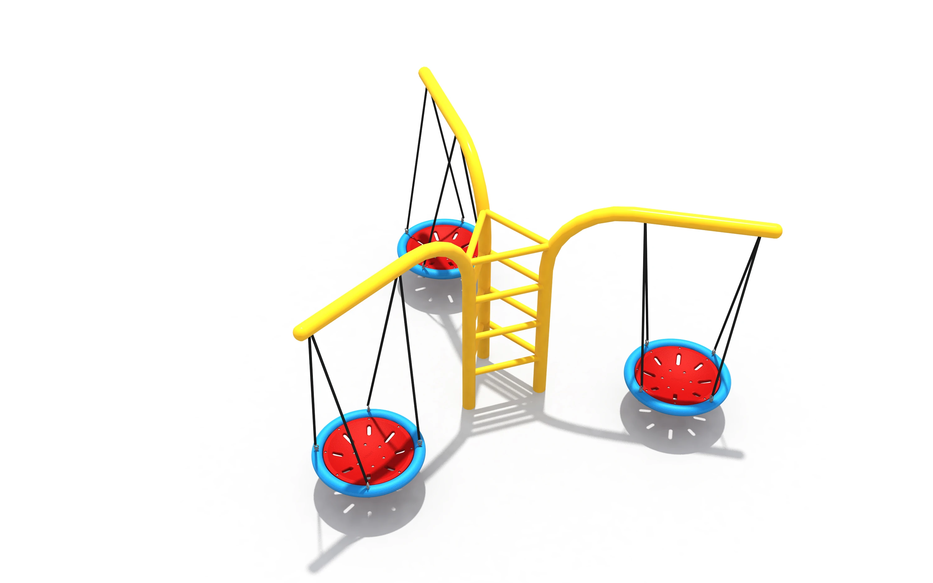 triple nest swing set multi user by HonPlay - full product view