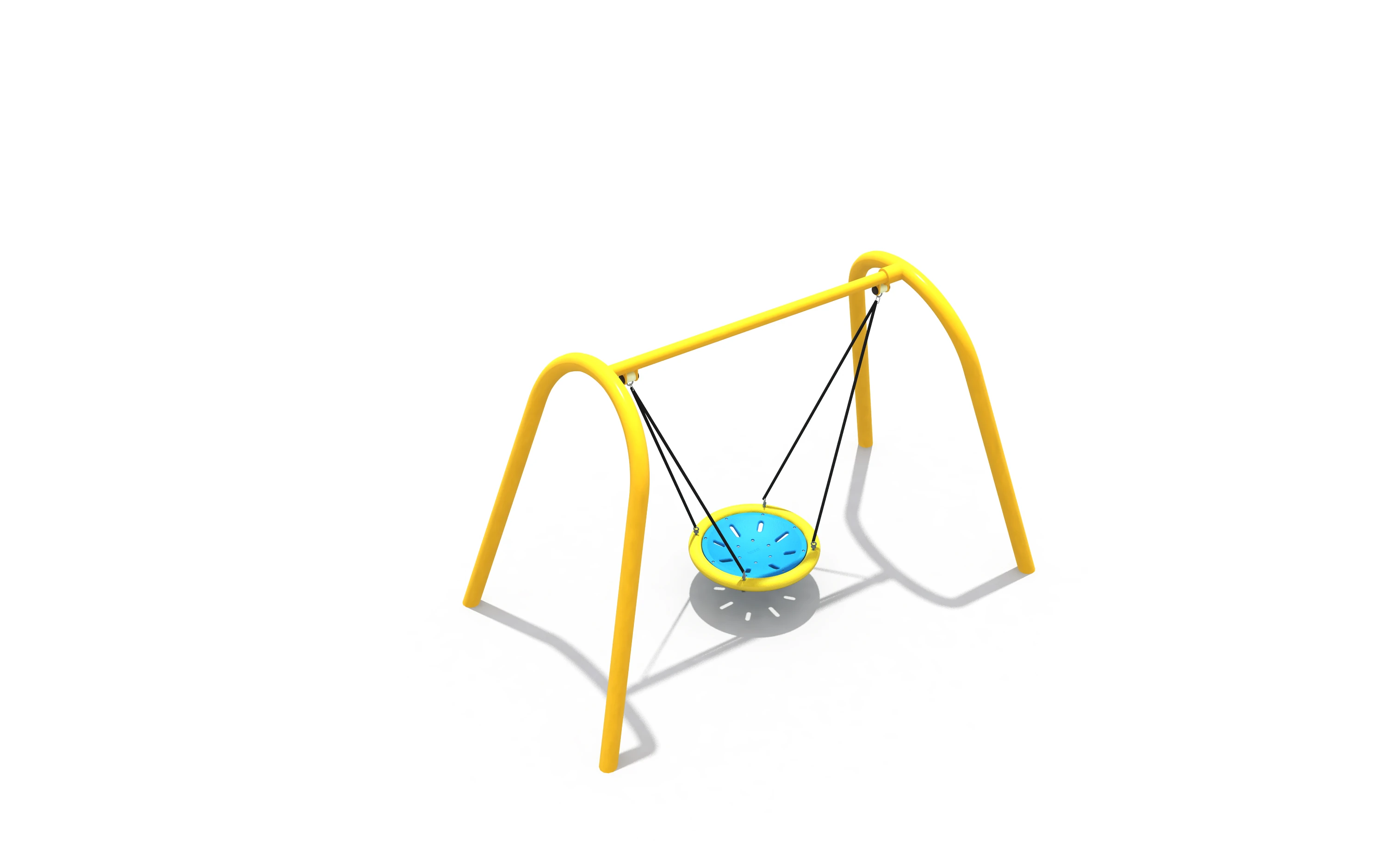 Circular Nest Swing Set - Freestanding Outdoor Play Equipment for Singapore Residential Parks - Playground equipment by HonPlay