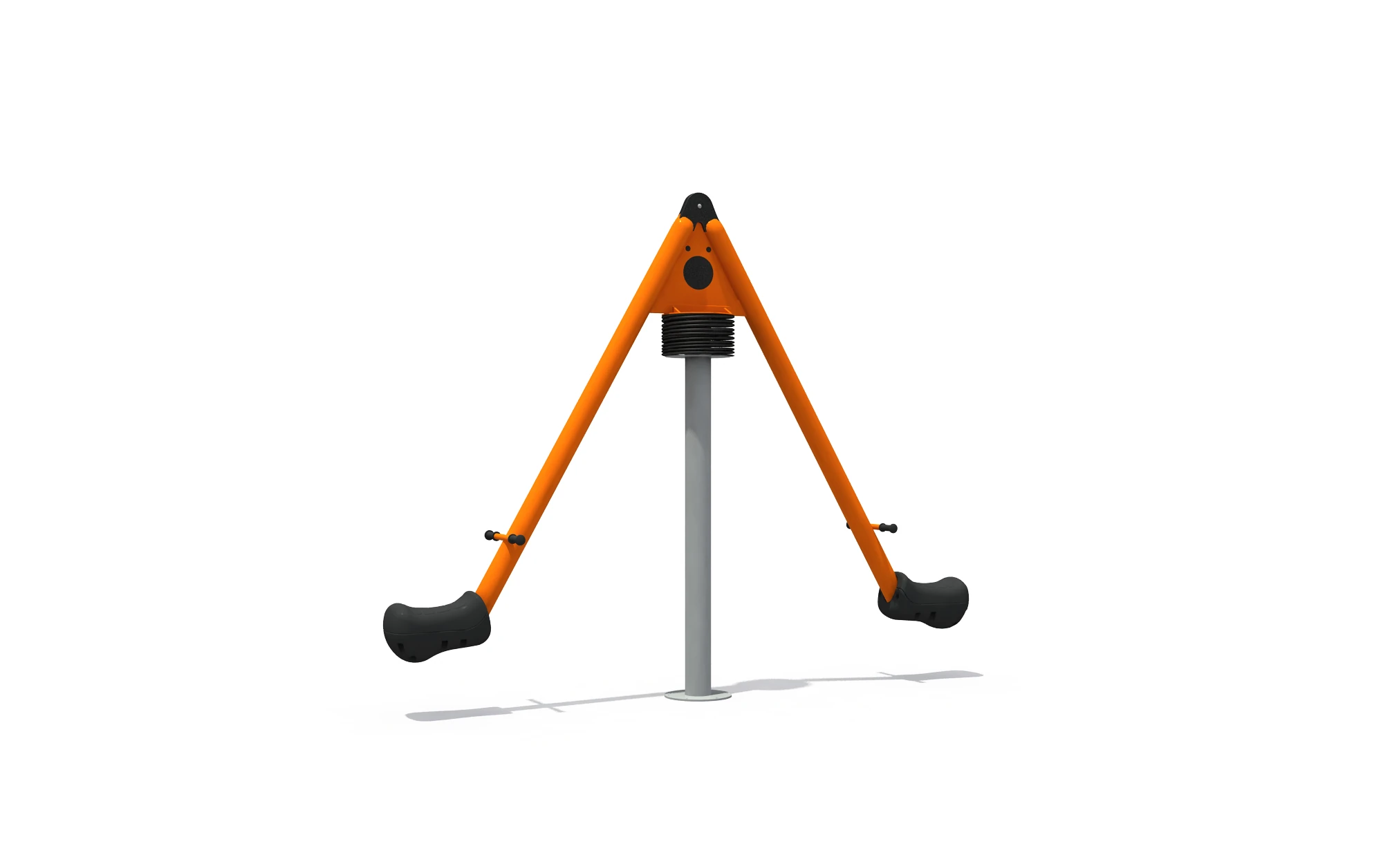 Dual-Seat Spring Seesaw - Durable Outdoor Playground Equipment for Warsaw Public Parks - Playground equipment by HonPlay