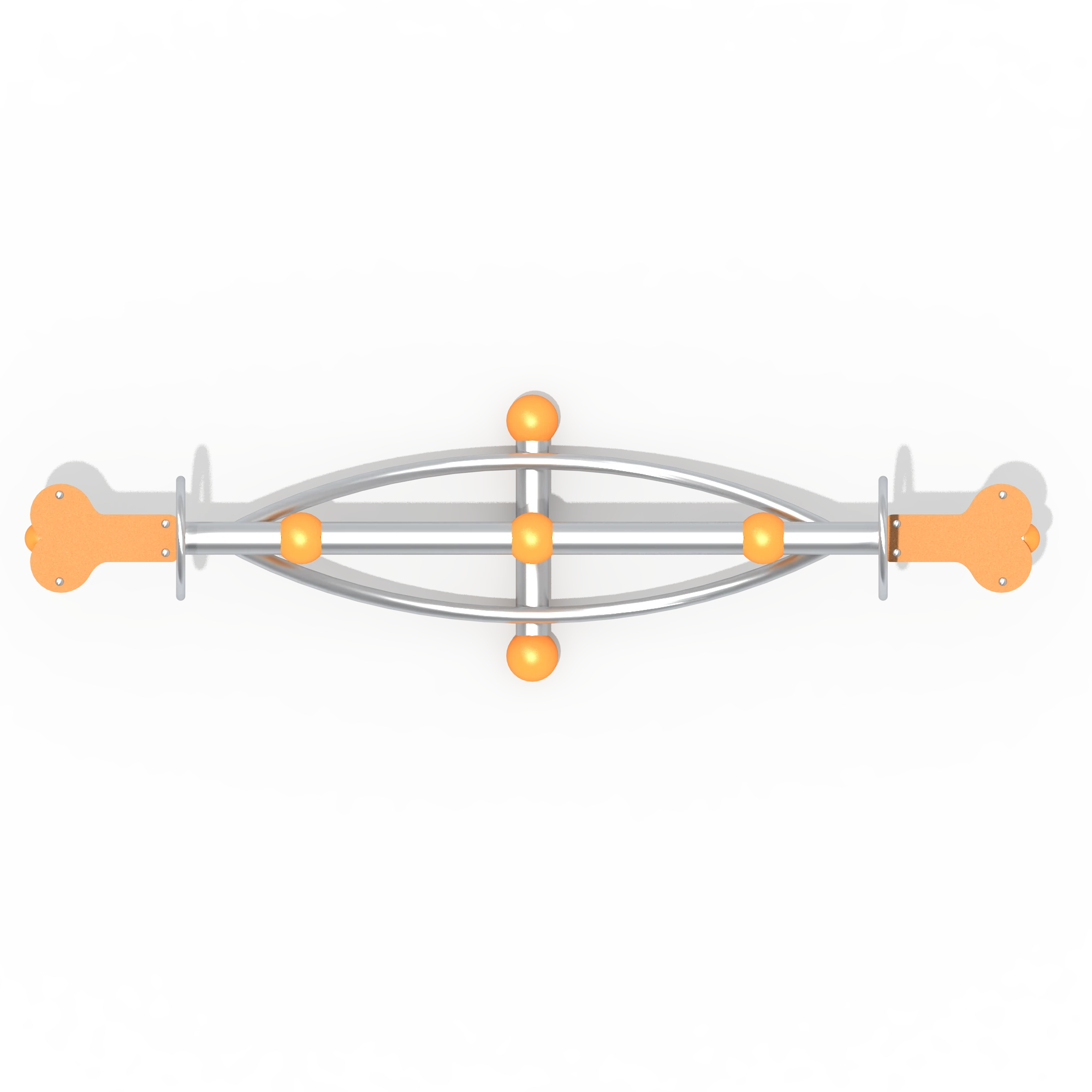 modern dual user seesaw commercial outdoor by HonPlay - safety certification and compliance