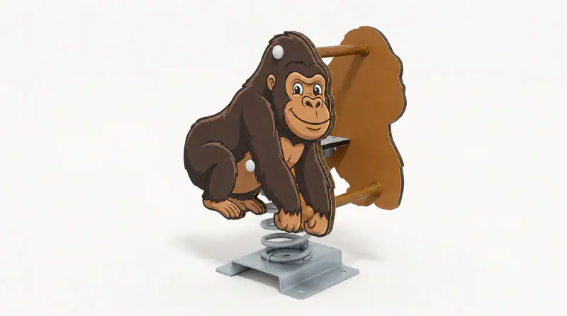 Gorilla Spring Rider - Durable Outdoor Playground Equipment - Playground equipment by HonPlay