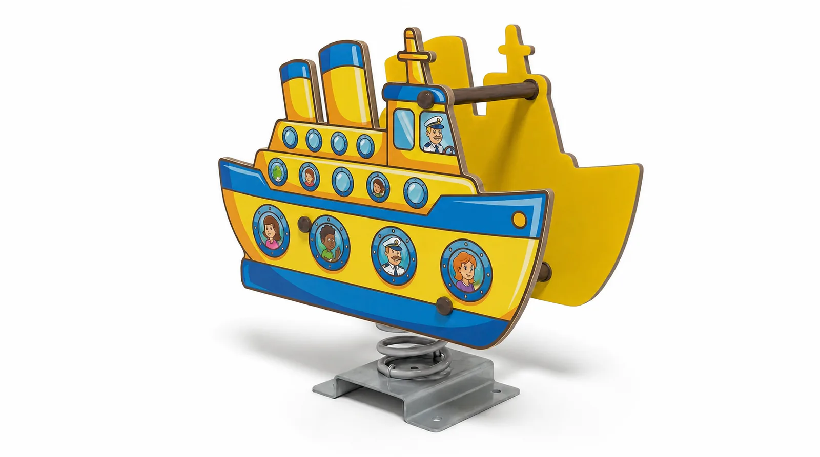 ocean voyager ship spring rider interactive by HonPlay - full product view