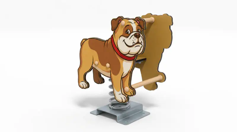 Bulldog Spring Rider - Commercial Playground Spring Rocker - Playground equipment by HonPlay