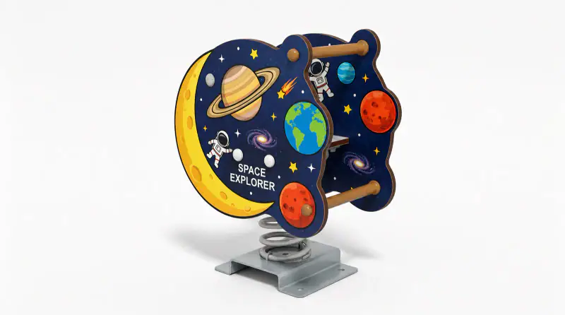 Space Explorer Spring Rider - Themed Outdoor Playground Equipment - Playground equipment by HonPlay