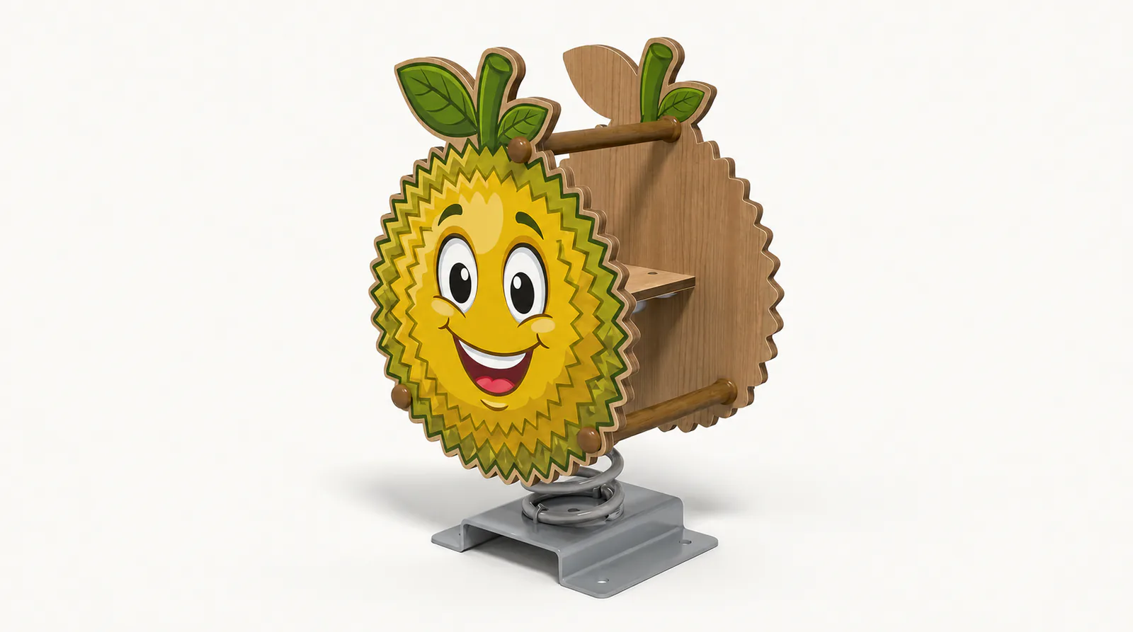 durian spring rider tropical themed playground by HonPlay - full product view