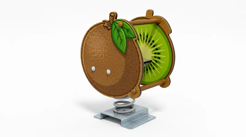 Kiwi Fruit Spring Rider - Commercial Playground Spring Rocker - Playground equipment by HonPlay