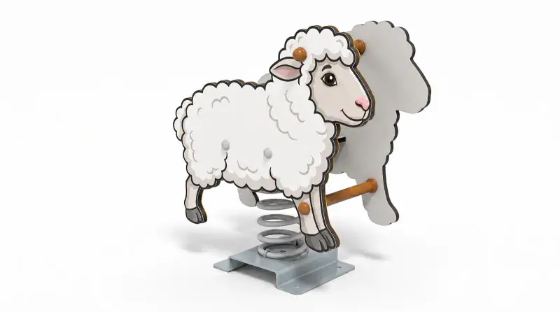 Sheep Spring Rider - Durable Outdoor Playground Equipment - Playground equipment by HonPlay