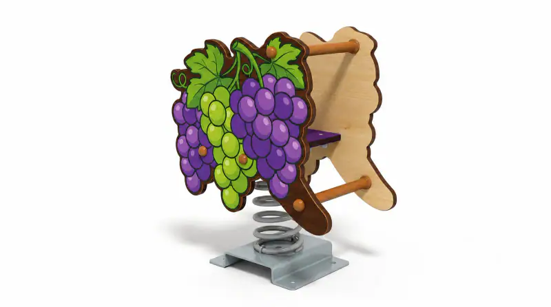 Grape Theme Spring Rider - Durable Freestanding Playground Equipment - Playground equipment by HonPlay