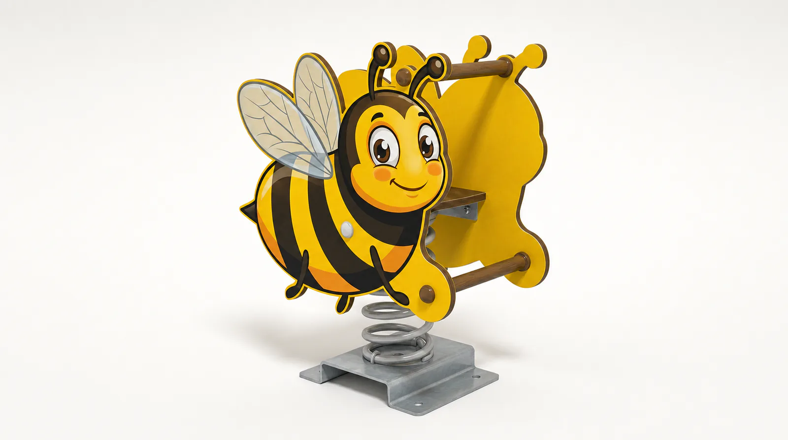 bumblebee spring rider outdoor playground rocking equipment by HonPlay - full product view