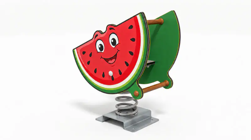 Watermelon Spring Rider - Commercial Playground Rocking Equipment - Playground equipment by HonPlay