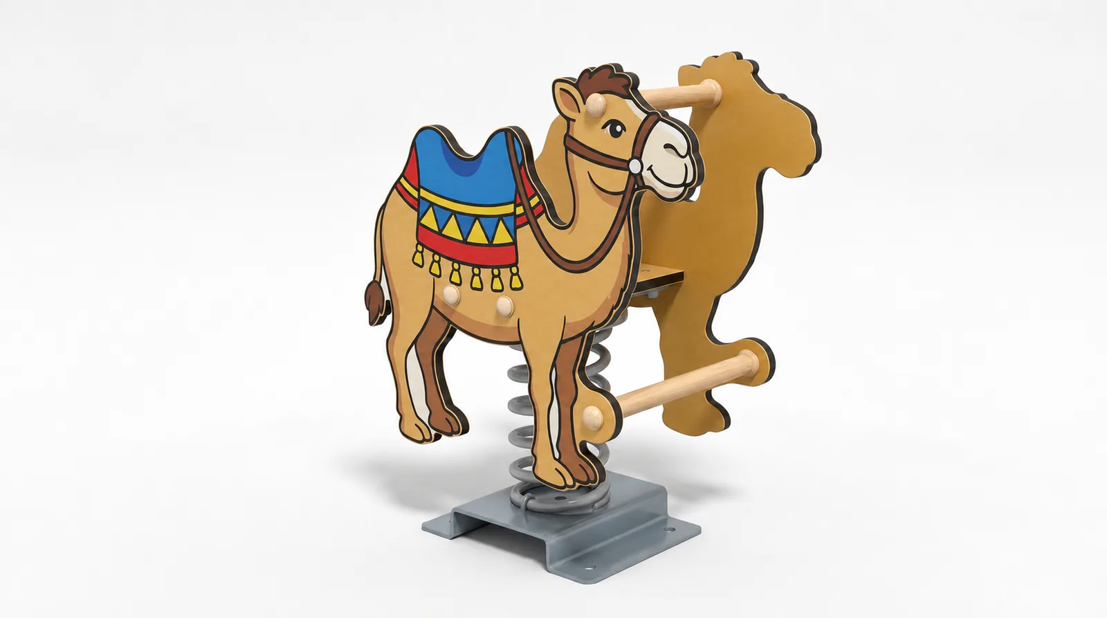camel spring rider durable outdoor playground equipment by HonPlay - full product view