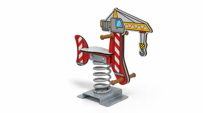 Crane Spring Rider - Interactive Outdoor Playground Equipment - Playground equipment by HonPlay