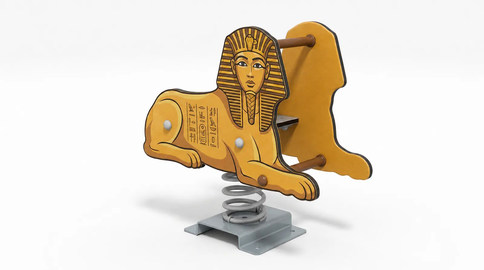 sphinx spring rider themed playground rocker by HonPlay - full product view