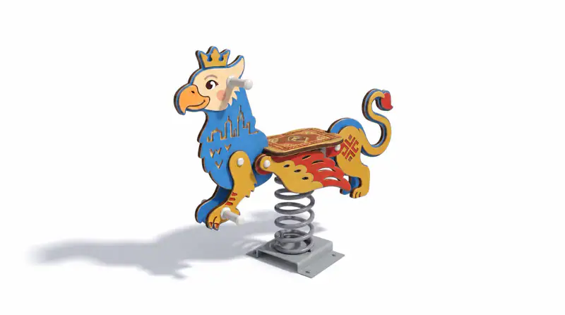 Griffin Spring Rider - Mythical Themed Playground Rocker - Playground equipment by HonPlay